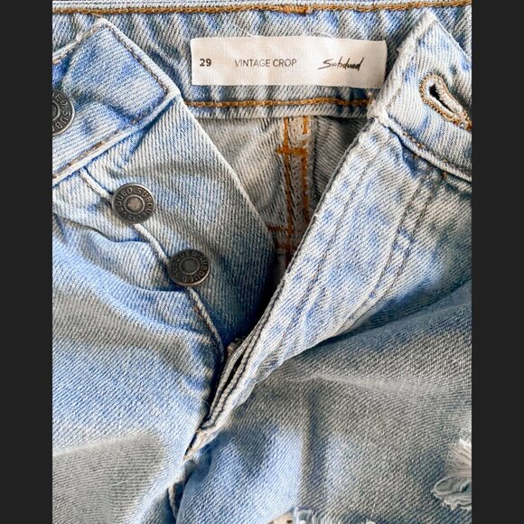 Distressed Denim Shorts - Picture 2 of 4